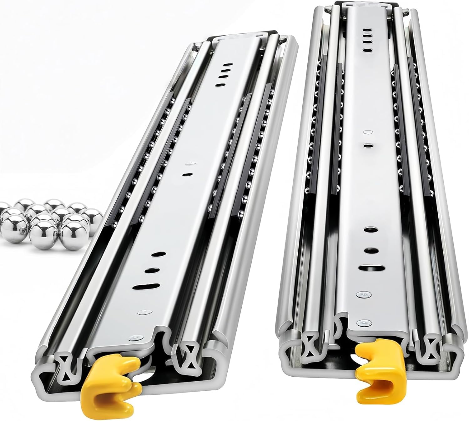 25373　値下げOK　超重量用スライドレール　幅76mm, 1500mm Amazon.co.jp: NODIBRO ロック付き 超重量用スライドレール 幅76